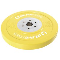 olive-olympic-competition-bumper-plate-15kg-schijf