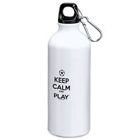 kruskis-keep-calm-and-play-football-800ml-aluminium-bottle