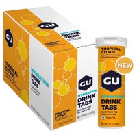 GU Tropische Zitrus-Hydratations-Tabs-Box 8 Einheiten