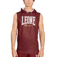 leone1947-logo-sleeveles-hoodie